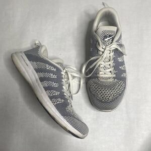 APL Techloom Pro Knit Grey & White Running Athletic Sneakers Size 9.5 Womens